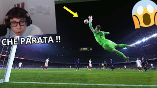 😱REACTION ALLE PARATE più IMPOSSIBILI nella storia DEL CALCIO !!