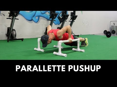 How to do a parallette push up