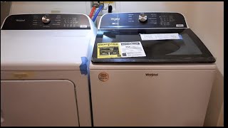 Installation of Whirlpool Washer and Dryer