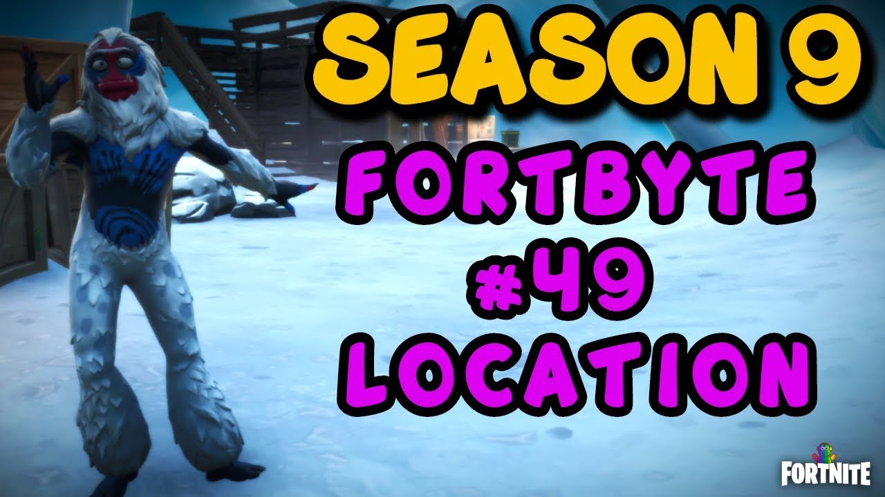 Fortnite - Where to Find Fortbyte #49 at Trog’s Ice Cave - Season 9 Week 6 Battle Royale