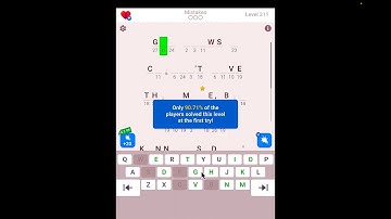 Cryptogram: The Solution For Level 211! - Step by Step Word Brain Puzzle