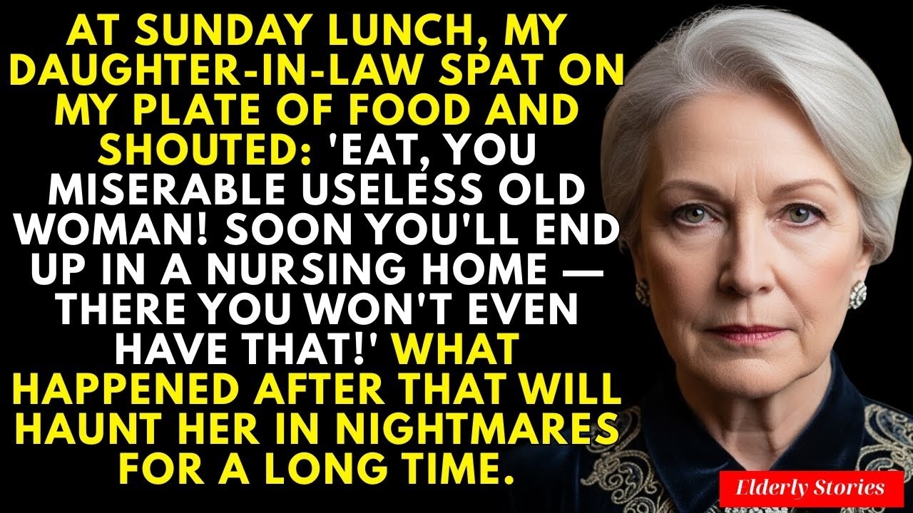 My Daughter in law Spat On My Food And Said, “Eat, Old Fool! Soon In A Home, You’ll Get Nothing ”