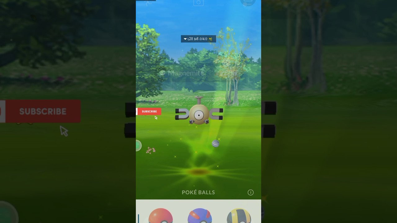 I Caught Wild Shiny ✨ Pokemon Magnemite In Pokemon Go 