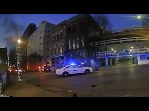 Police BodyCam Shows Moments Leading Up to explosion in downtown Nashville