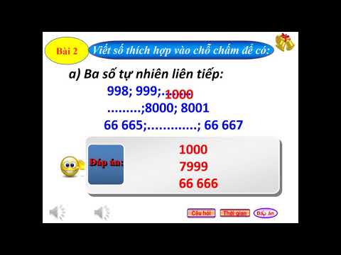 Toán 5 - Ôn tập về số tự nhiên - Tuần 28