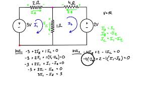 Mesh Analysis Example Problem #1
