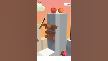 Slice It All funny gameplay (Android & IOS) level 86 #Shorts
