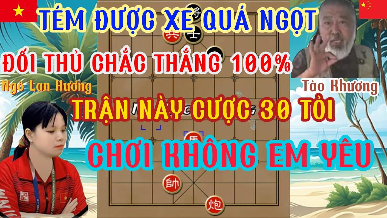 Ngô Lan Hương đối mặt với Tào Khương trận đánh ác liệt Hương mất xe đối thủ đòi cược thêm 30 tỏi...