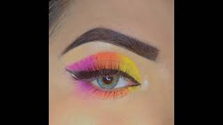 Colorful Eye Makeup Easy & Simple Step By Step Tutorial Eyeart Diary