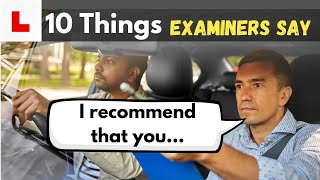 What will the driving examiner ask on my driving test?