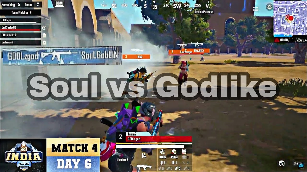 Soul vs Godlike - Latest Fight - #soul#godlike #bgmi #viral - YouTube