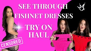 Transparent Dresses Try On Haul With Mirror View! | Jean Marie Try On