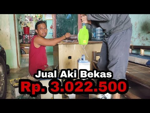 Berapa Nilai sebuah AKI..?  Cara sukses dari bisnis rosok.. 