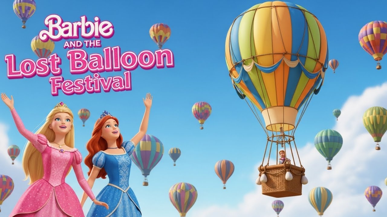 Barbie and the Lost Balloon Festival - Barbie Story for Kids 