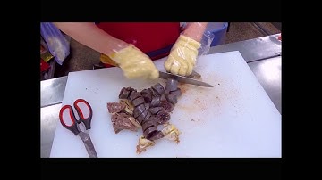순대러버가 인정하는 탱탱볼 만큼 탱탱거리는 수제 순대 내장 오돌뼈 염통 허파 간? 수원 지동시장 지동순대집 sundae pork intestine Korean street food