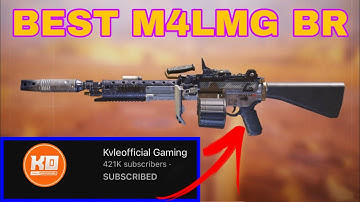 @KvleofficialGaming BEST M4LMG Gunsmith | CODM BR