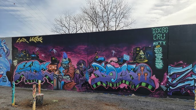 Graffitied Walls