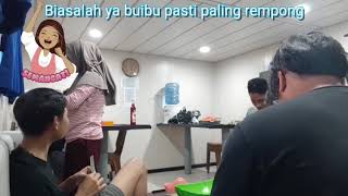 KEKOMPAKAN CREW NYIAPIN MENU BUKA PUASA PERTAMA DIKAPAL (PELAUT WANITA)