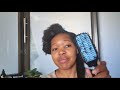 How to detangle, dry and seal in moisture with this 3in1 brush-Kwanele Wide Comb Straightening Brush