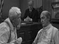 Inherit the Wind scene, creationism vs. evolution