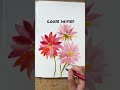 Paint Some Loose Pink Daisies With Me!