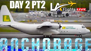 LIVE  WINDY Anchorage Airport Action! | Ted Stevens Int'l LIVE |