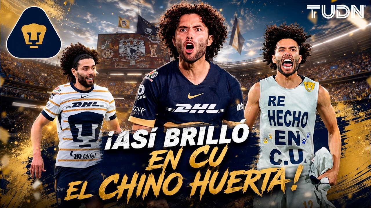💥 ¡LOS EXTRAÑA CU! Los GOLAZOS del Chino Huerta que Pumas quiere recuperar | TUDN