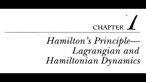 Classical Dynamics of Particles and Systems Chapter 7 Walkthrough