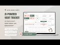 AI Habit Tracker Google Sheets | Automate & Improve Your Daily Routine