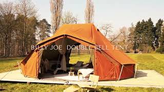 Roasted Pumpkin Billy-Joe Double Bell Tent | Autentic Luxury Cotton Canvas Tents