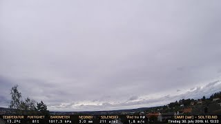 Timelapse Cam 1 - 30. juli 2019