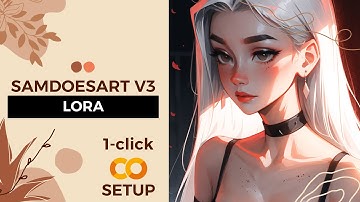 SamDoesArt v3 - Stable Diffusion 1-CLICK Google Colab Setup