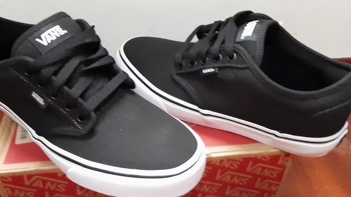 vans atwood white on feet