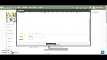 Schoology 101 - Creating Course Events