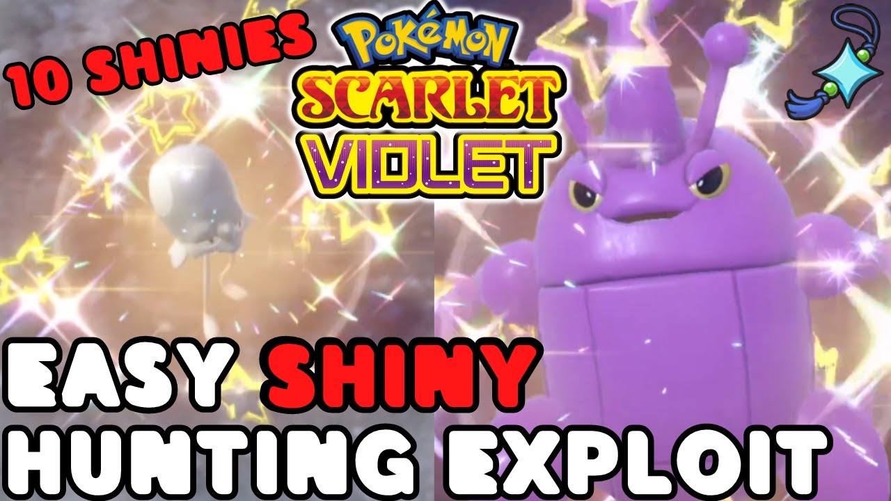 Shinys purple and scarlet pokemon tutorial: how to get shinys easily! -  Alucare