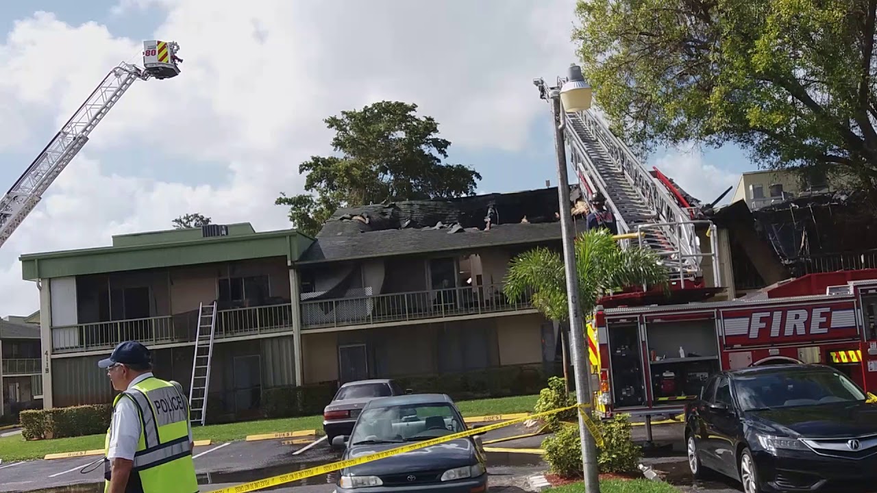 Coral Springs Condo fire YouTube