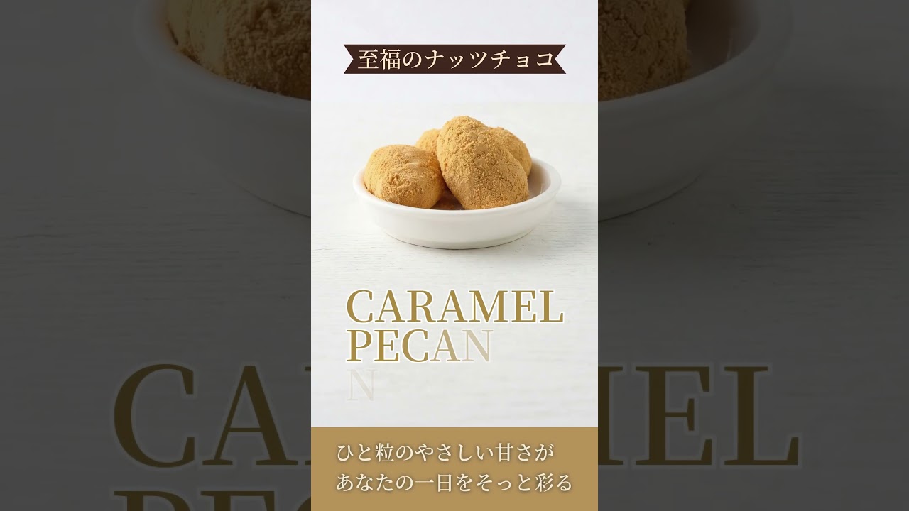 幸せの一粒 ~キャラメルピーカンナッツ~｜ナッツチョコ｜[公式]創業