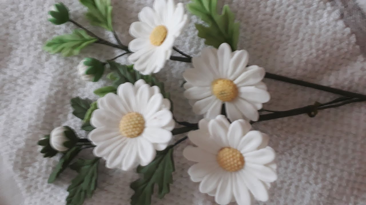 Margarete din pasta de zahar / Marguerite  Daisy from sugar paste