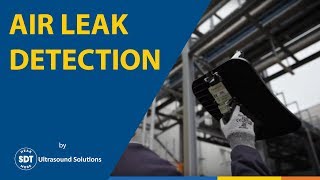 Compressed air leak detection using ultrasound