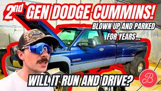 BROKE DOWN 2ND GEN DUALLY 24V CUMMINS! Can I Get This 2000 Dodge Ram 3500 To RUN AND DRIVE AGAIN?!