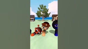 Dominoes With Sprunki🎴! #shorts #sprunki #domino #3d #animation #funny #shortvideo