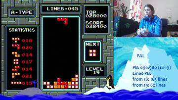 NES Tetris (PAL): 70 lines from 19 start