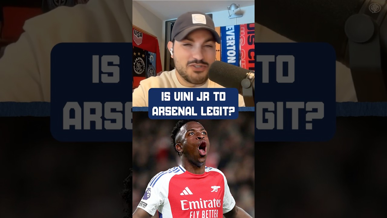 We think Vini Jr to Arsenal is all fake news #vinijr #arsenal #realmadrid