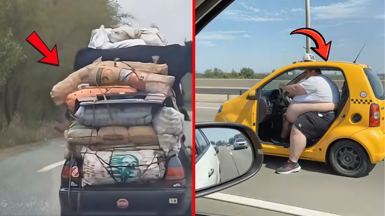 Des scènes incroyables capturées sur la route !