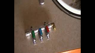SDV 0197 fitting a gas bbq point on a motorhome.