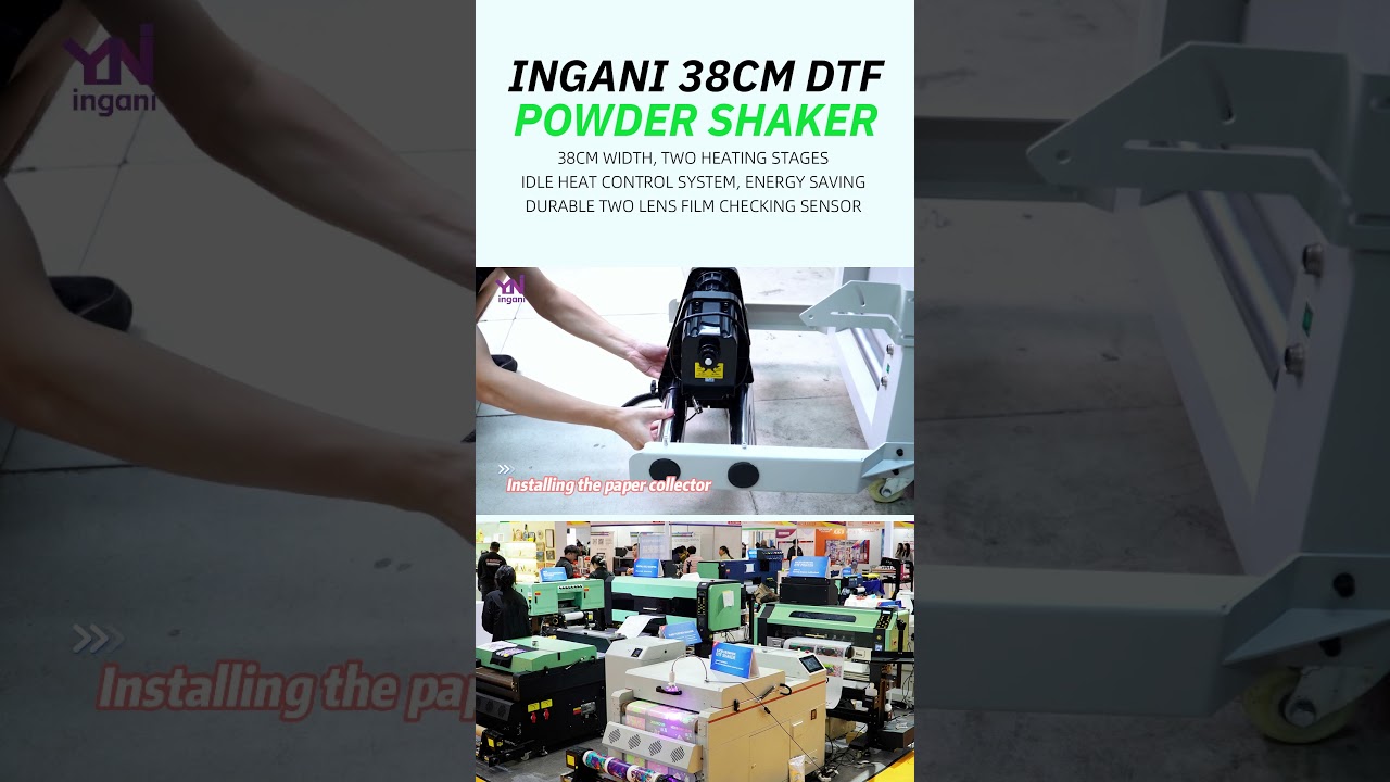 Step-by-step tutorial! Unpack and install the DZ370 DTF powder shaker, easy to do!