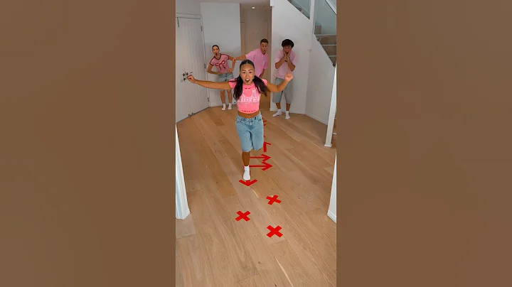 DANCE HOPSCOTCH Challenge! 😅🩷 - #shorts