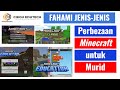 Fahami Jenis-jenis Perbezaan Minecraft dengan Minecraft Education