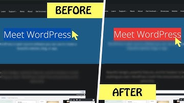 How to change text selection colour in WordPress using CSS