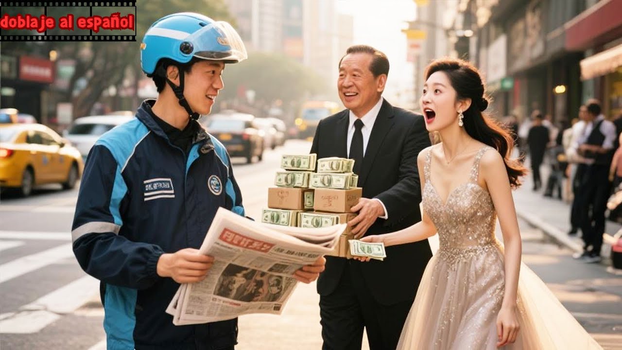 【FULL📽】Con un periódico mágico, evitó un choque, salvó al rico agonizante y ganó mil millones